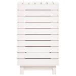 vidaXL Coș de rufe, alb, 44x44x76 cm, lemn masiv de pin vidaXL Coș de rufe, alb, 44x44x76 cm, lemn masiv de pin