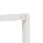 vidaXL Cuier haine cu pantofar alb 113x40x157,5 cm lemn masiv de pin vidaXL Cuier haine cu pantofar alb 113x40x157,5 cm lemn masiv de pin
