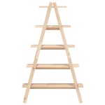 vidaXL Raft cu 5 niveluri în formă de A 110x40x180,5 cm lemn masiv pin