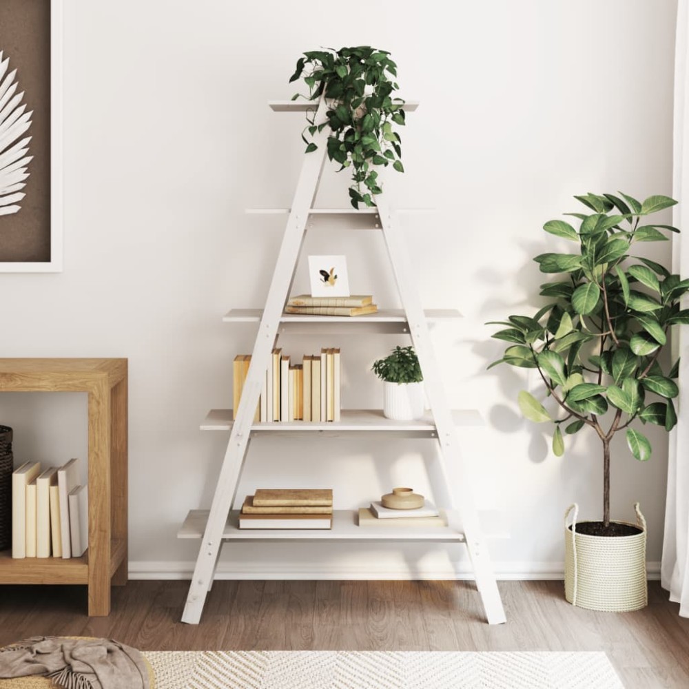 vidaXL Raft cu 5 niveluri în formă de A 110x40x180,5 cm lemn masiv pin