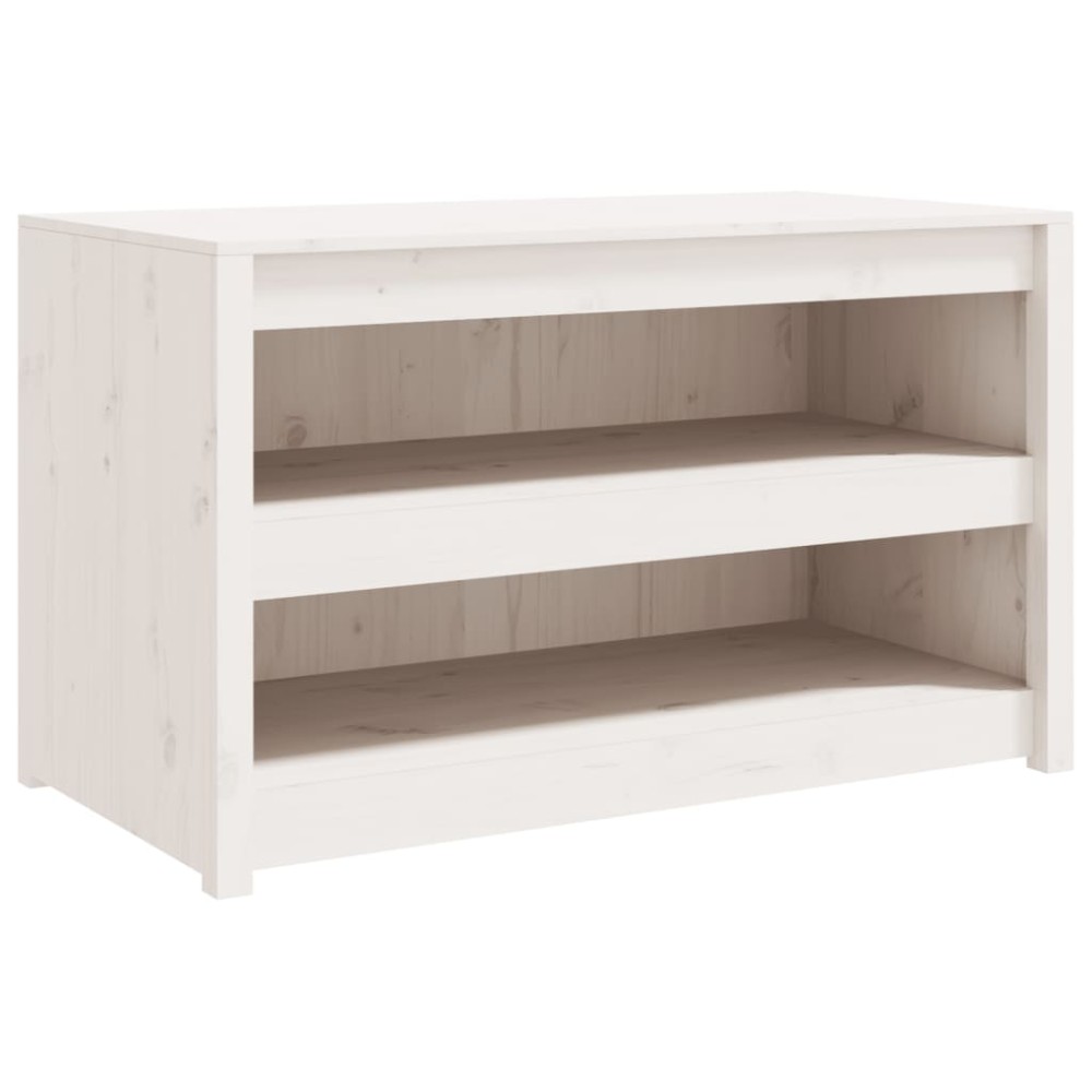 vidaXL Dulap bucătărie de exterior, alb, 106x55x64 cm, lemn masiv pin