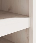 vidaXL Dulap bucătărie de exterior, alb, 106x55x64 cm, lemn masiv pin vidaXL Dulap bucătărie de exterior, alb, 106x55x64 cm, lemn masiv pin