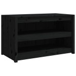 vidaXL Dulap bucătărie de exterior negru, 106x55x64 cm, lemn masiv pin vidaXL Dulap bucătărie de exterior negru, 106x55x64 cm, lemn masiv pin