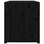 vidaXL Dulap bucătărie de exterior negru, 106x55x64 cm, lemn masiv pin vidaXL Dulap bucătărie de exterior negru, 106x55x64 cm, lemn masiv pin