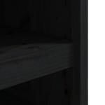 vidaXL Dulap bucătărie de exterior negru, 106x55x64 cm, lemn masiv pin vidaXL Dulap bucătărie de exterior negru, 106x55x64 cm, lemn masiv pin