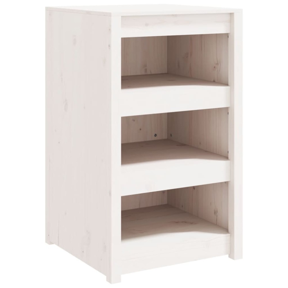 vidaXL Dulap bucătărie de exterior, alb, 55x55x92 cm, lemn masiv pin