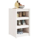 vidaXL Dulap bucătărie de exterior, alb, 55x55x92 cm, lemn masiv pin vidaXL Dulap bucătărie de exterior, alb, 55x55x92 cm, lemn masiv pin