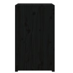 vidaXL Dulap bucătărie de exterior negru, 55x55x92 cm, lemn masiv pin vidaXL Dulap bucătărie de exterior negru, 55x55x92 cm, lemn masiv pin