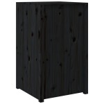 vidaXL Dulap bucătărie de exterior negru, 55x55x92 cm, lemn masiv pin vidaXL Dulap bucătărie de exterior negru, 55x55x92 cm, lemn masiv pin