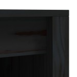 vidaXL Dulap bucătărie de exterior negru, 55x55x92 cm, lemn masiv pin vidaXL Dulap bucătărie de exterior negru, 55x55x92 cm, lemn masiv pin