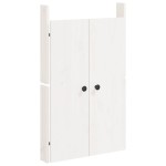 vidaXL Uși de bucătărie de exterior, alb, 50x9x82cm, lemn masiv de pin vidaXL Uși de bucătărie de exterior, alb, 50x9x82cm, lemn masiv de pin