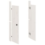 vidaXL Uși de bucătărie de exterior, alb, 50x9x82cm, lemn masiv de pin vidaXL Uși de bucătărie de exterior, alb, 50x9x82cm, lemn masiv de pin