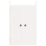 vidaXL Uși de bucătărie de exterior, alb, 50x9x82cm, lemn masiv de pin vidaXL Uși de bucătărie de exterior, alb, 50x9x82cm, lemn masiv de pin
