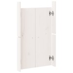 vidaXL Uși de bucătărie de exterior, alb, 50x9x82cm, lemn masiv de pin vidaXL Uși de bucătărie de exterior, alb, 50x9x82cm, lemn masiv de pin