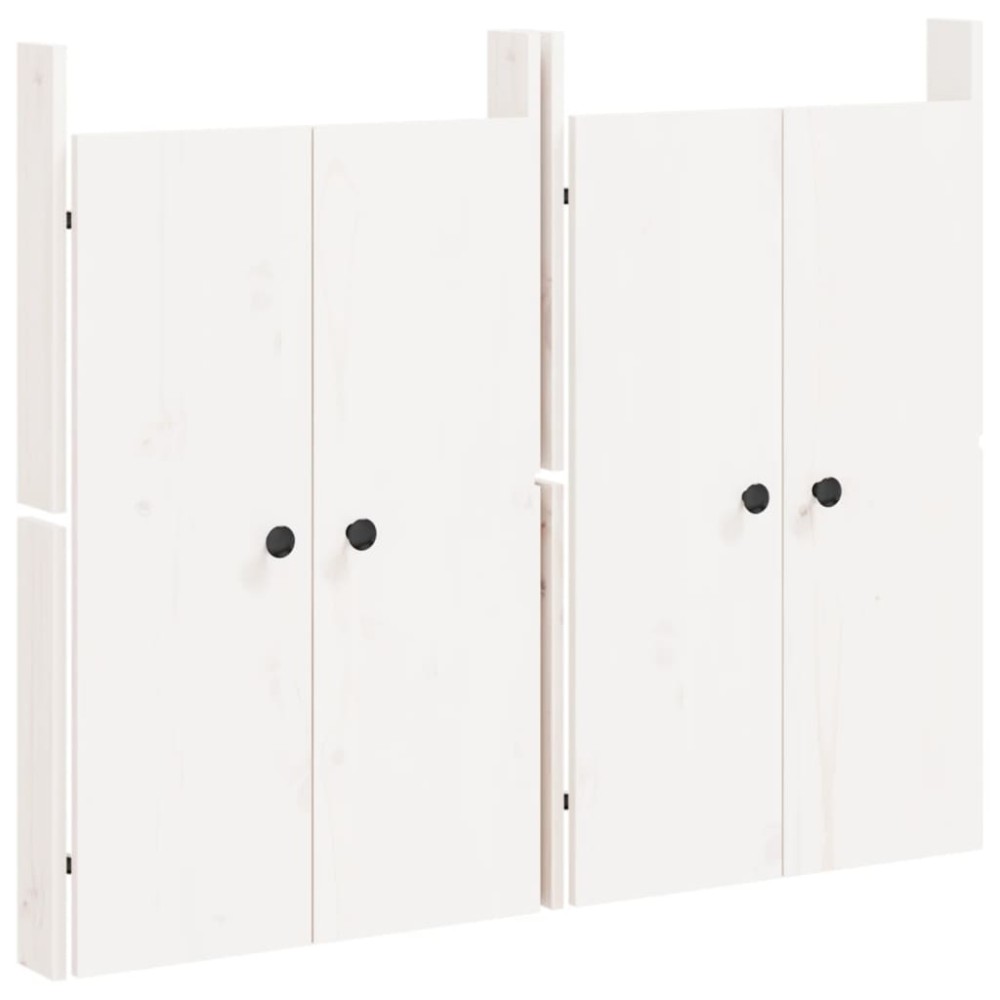 vidaXL Uși de bucătărie de exterior 2 buc., 50x9x82 cm, lemn masiv pin