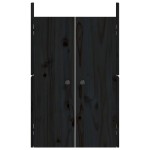 vidaXL Uși de bucătărie de exterior, negru, 50x9x82 cm, lemn masiv pin vidaXL Uși de bucătărie de exterior, negru, 50x9x82 cm, lemn masiv pin