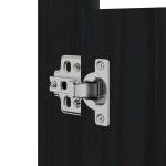 vidaXL Uși de bucătărie de exterior, negru, 50x9x82 cm, lemn masiv pin vidaXL Uși de bucătărie de exterior, negru, 50x9x82 cm, lemn masiv pin