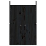 vidaXL Uși de bucătărie de exterior 2 buc., negru, 50x9x82 cm