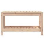 vidaXL Bancă de grădină, 82,5x35x45 cm, lemn masiv de pin