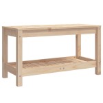 vidaXL Bancă de grădină, 82,5x35x45 cm, lemn masiv de pin