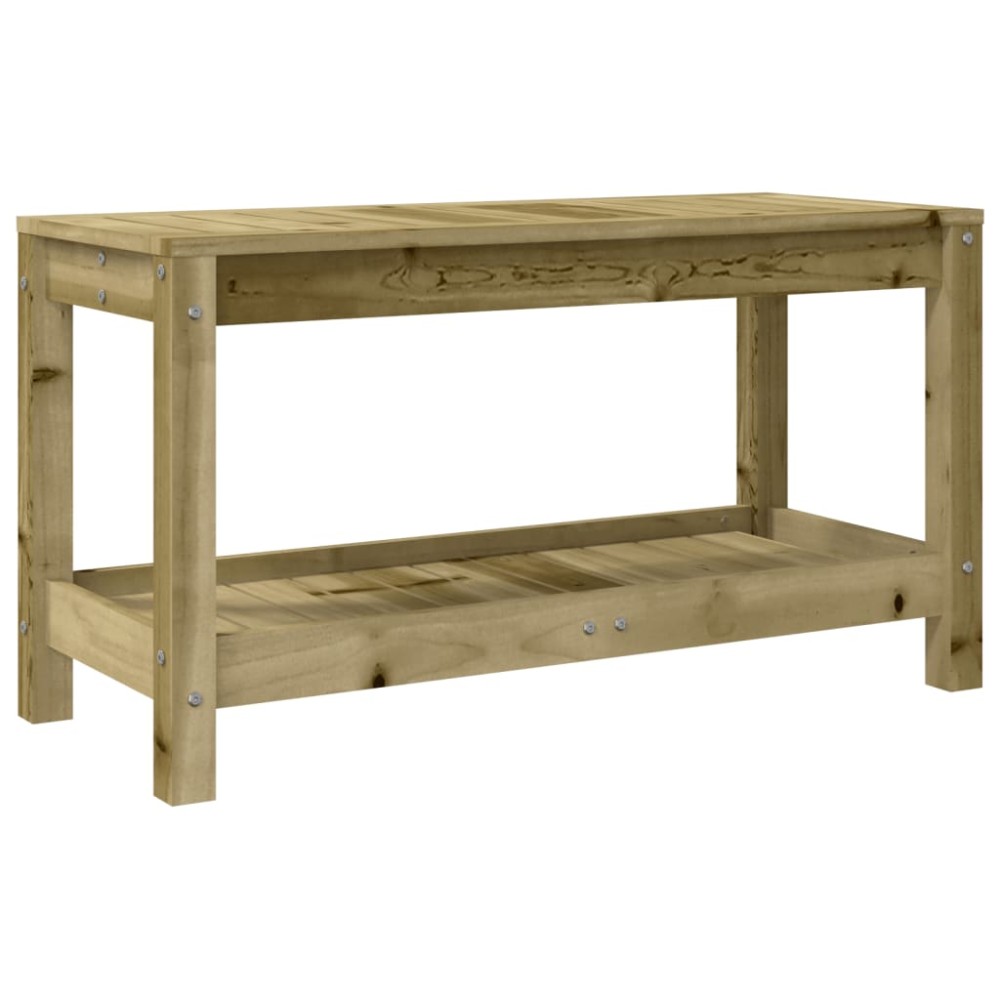 vidaXL Bancă de grădină, 82,5x35x45 cm, lemn masiv de pin tratat