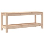 vidaXL Bancă de grădină, 108x35x45 cm, lemn masiv de pin vidaXL Bancă de grădină, 108x35x45 cm, lemn masiv de pin