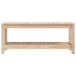 vidaXL Bancă de grădină, 108x35x45 cm, lemn masiv de pin vidaXL Bancă de grădină, 108x35x45 cm, lemn masiv de pin