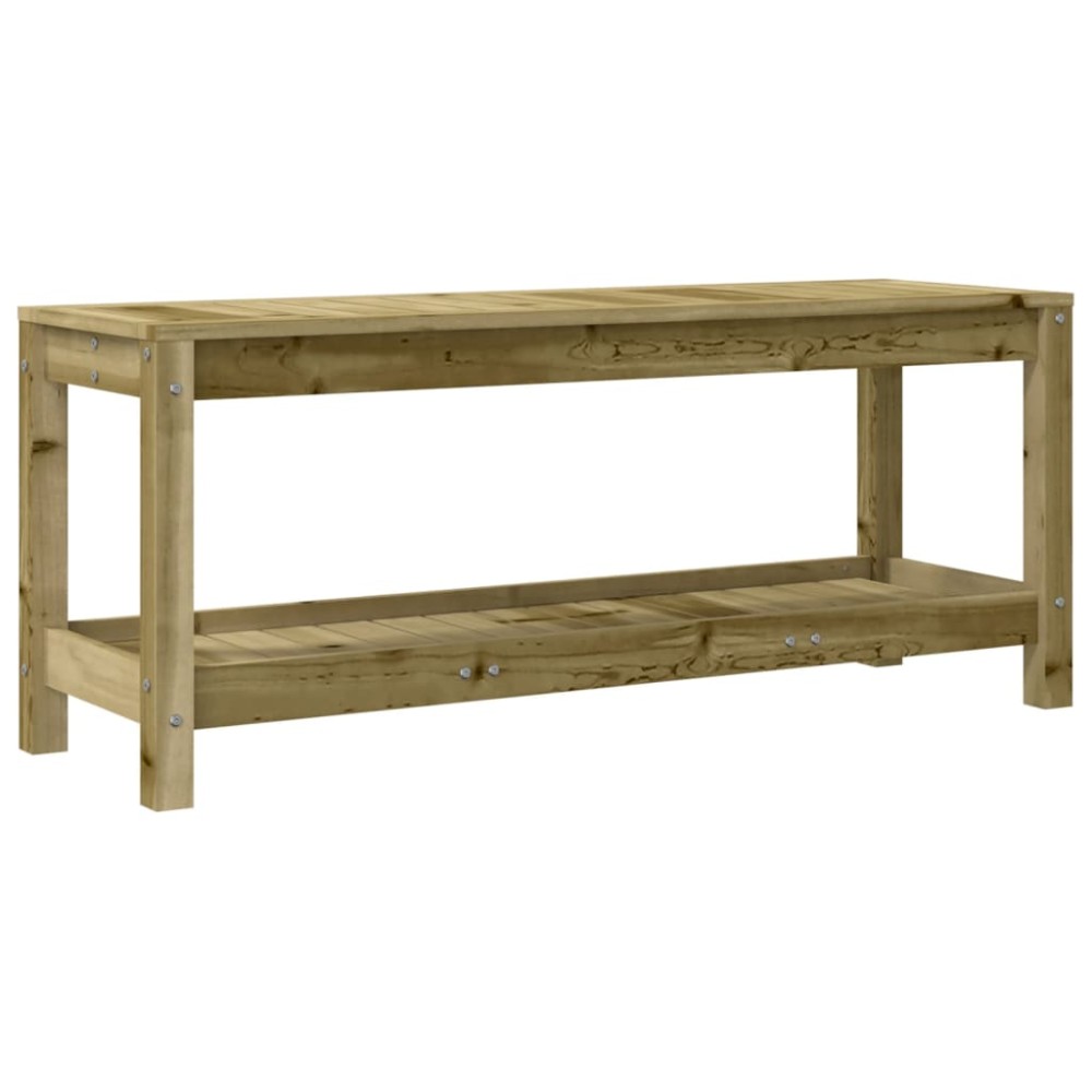 vidaXL Bancă de grădină, 108x35x45 cm, lemn masiv de pin tratat