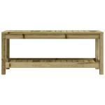 vidaXL Bancă de grădină, 108x35x45 cm, lemn masiv de pin tratat vidaXL Bancă de grădină, 108x35x45 cm, lemn masiv de pin tratat