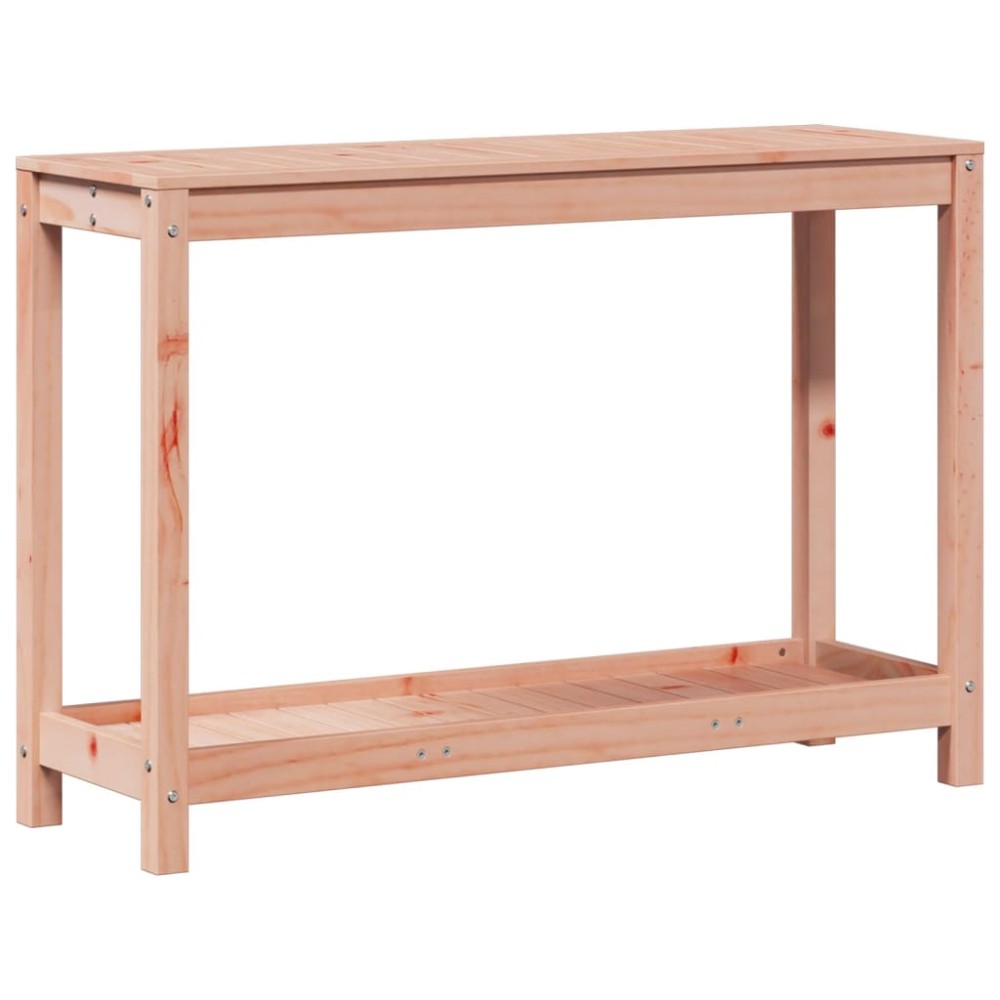 vidaXL Masă de plantare cu raft, 108x35x75 cm, lemn masiv douglas
