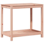 vidaXL Masă de plantare cu raft, 82,5x50x75 cm, lemn masiv douglas vidaXL Masă de plantare cu raft, 82,5x50x75 cm, lemn masiv douglas