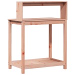 vidaXL Masă de plantare cu rafturi 82,5x50x109,5 cm lemn masiv douglas vidaXL Masă de plantare cu rafturi 82,5x50x109,5 cm lemn masiv douglas