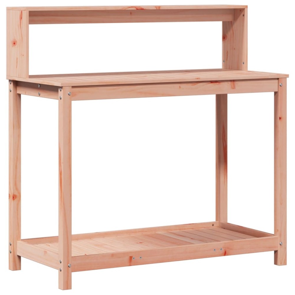 vidaXL Masă de plantare cu rafturi 108x50x109,5 cm lemn masiv douglas