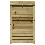 vidaXL Masă de plantare cu rafturi, 82,5x50x86,5 cm, lemn pin tratat vidaXL Masă de plantare cu rafturi, 82,5x50x86,5 cm, lemn pin tratat