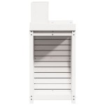vidaXL Masă de plantare cu rafturi alb 82,5x50x109,5 cm lemn masiv pin vidaXL Masă de plantare cu rafturi alb 82,5x50x109,5 cm lemn masiv pin