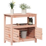 vidaXL Masă de plantare cu rafturi 82,5x45x81 cm lemn masiv douglas vidaXL Masă de plantare cu rafturi 82,5x45x81 cm lemn masiv douglas
