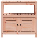 vidaXL Masă de plantare cu rafturi 82,5x45x81 cm lemn masiv douglas vidaXL Masă de plantare cu rafturi 82,5x45x81 cm lemn masiv douglas
