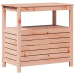 vidaXL Masă de plantare cu rafturi 82,5x45x81 cm lemn masiv douglas vidaXL Masă de plantare cu rafturi 82,5x45x81 cm lemn masiv douglas