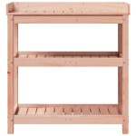 vidaXL Masă de plantare cu rafturi 82,5x45x86,5 cm lemn masiv douglas