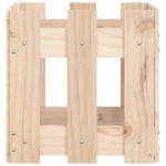 vidaXL Jardinieră grădină design gard, 30x30x30 cm, lemn masiv de pin vidaXL Jardinieră grădină design gard, 30x30x30 cm, lemn masiv de pin