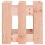 vidaXL Jardinieră grădină design gard, 30x30x30 cm, lemn masiv douglas