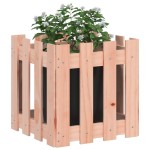 vidaXL Jardinieră grădină design gard, 40x40x40 cm, lemn masiv douglas vidaXL Jardinieră grădină design gard, 40x40x40 cm, lemn masiv douglas