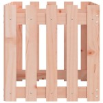 vidaXL Jardinieră grădină design gard, 50x50x50 cm, lemn masiv douglas