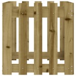 vidaXL Jardinieră grădină design gard 50x50x50cm lemn de pin impregnat