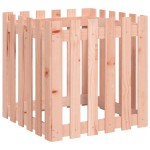 vidaXL Jardinieră grădină design gard, 60x60x60 cm, lemn masiv douglas