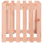 vidaXL Jardinieră grădină design gard, 60x60x60 cm, lemn masiv douglas