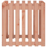 vidaXL Jardinieră grădină design gard, 70x70x70 cm, lemn masiv douglas vidaXL Jardinieră grădină design gard, 70x70x70 cm, lemn masiv douglas