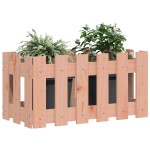 vidaXL Jardinieră grădină design gard, 60x30x30 cm, lemn masiv douglas vidaXL Jardinieră grădină design gard, 60x30x30 cm, lemn masiv douglas