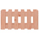 vidaXL Jardinieră grădină design gard, 60x30x30 cm, lemn masiv douglas vidaXL Jardinieră grădină design gard, 60x30x30 cm, lemn masiv douglas