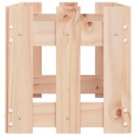 vidaXL Pat înălțat grădină design gard 100x30x30 cm lemn de pin tratat